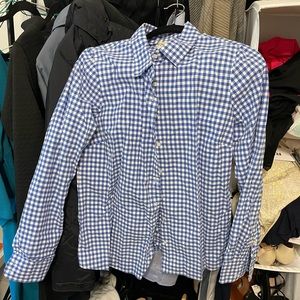 J. Crew gingham button down